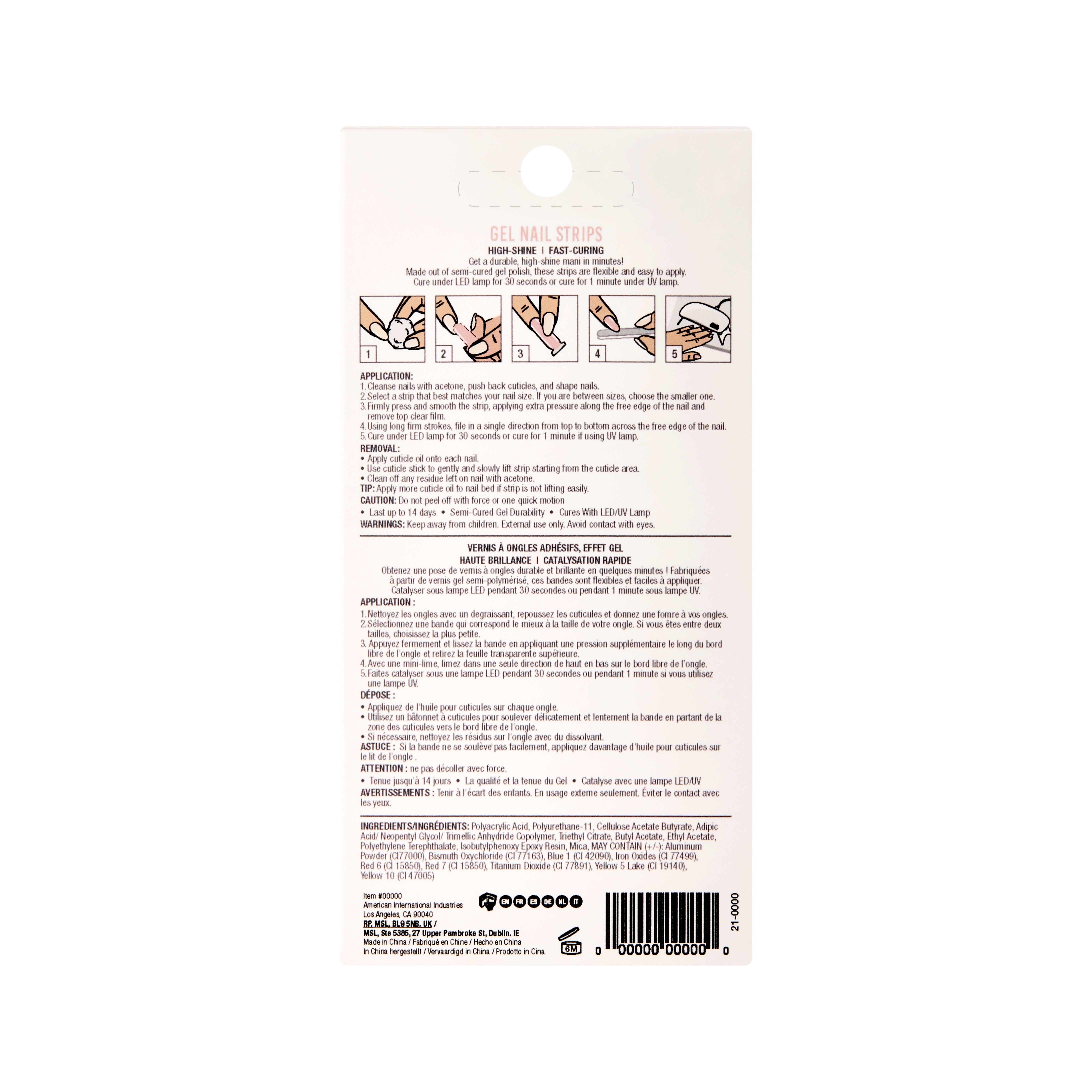 ARDELL Gel Nail Strips - Cheers to Rose